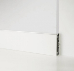 Profilpas Metal line 87/6 + alumiiniumist siset&uuml;kk, lakitud matt valge Ral 9010, Led-ile