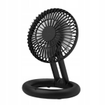 Kaasaskantav lauaventilaator Kokkupandav 3 tuulekiirust Vaikne ventilaator Isiklik ventilaator Laud Must