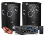 Lava k&otilde;larid 600w, bluetooth v&otilde;imendi, usb, sd, aux, raadio helis&uuml;steem