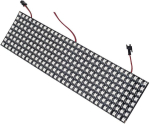 Btf-lighting ws2812eco 8&times;32 256 piksli led-maatriks rgb sulamistraadid 5050 smd individuaalselt adresseeritav paindlik fcb t&auml;isv&auml;rviline, t&ouml;&ouml;tab koos k-1000c, sp107e jne.