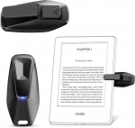 Yawfier kaugjuhtimispuldi lehek&uuml;ljep&ouml;&ouml;raja kindle paperwhite oasis kobo e-lugeri tarvikutele, lehek&uuml;ljep&ouml;&ouml;raja kl&otilde;psaja kindle android ios telefonidele, tahvelarvutitele romaanide, koomiksite, fotograafia lugemiseks (must)