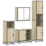 4-osaline vannitoa m&ouml;&ouml;blikomplekt, Sonoma tamm, tehispuit CFE824830
