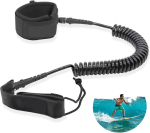 Leash Sup laud, 7 mm ja 10 jala pikkune surfilaua leash, Tpu aeru leash jalarihmaga, sup leash p&uuml;sti aerulauale, surfilaud