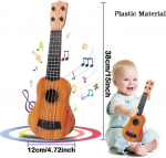 Lastekitarr, 38 cm minikitarr, ukulele lastele, ukulele m&auml;nguasi lastele 4 reguleeritava k&uuml;ljega, ukulele kitarrim&auml;nguasi v&auml;ikelastele, algajatele, poistele, t&uuml;drukutele