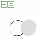 Nymphea Black & White Rings 32w Nw 230v 115st Ip54 Fi380x55 Valge/must