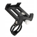 Alumiiniumisulamist kinnitusklamber maanteeratta juhtrauale mobiiltelefoni Gps-i jaoks, must