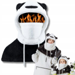 Qunature fliisist suusamask, suurus M, lastele ja t&auml;iskasvanutele, kapuuts