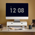 Monitori hoidja Sobuy Monitori alus koos 2 sahtliga Bbf02-w