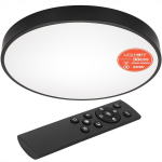 Ledhoff Led laelamp puldiga, dimmerdatav, 30 cm v&auml;ike must paneel