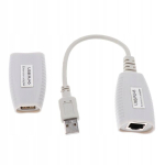 Usb 2.0 pikendusadapter lan-i jaoks cat5 / cat5e / cat6 kaablite komplekti kaudu