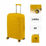 Suur kollane pol&uuml;prop&uuml;leenist reisikohver ratastel Wowbag 6910 L