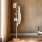 Riidenagi, Garderoobipuu, 30 x 30 x 175 cm, Looduslik Beež