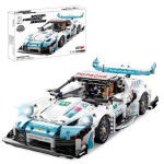 Kokkupandav mudel Kbox Porsche 911 10214, 1465-osaline, valge