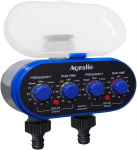 Aqualin aia kastmiss&uuml;steemi kompuuter kahe v&auml;ljundiga, kastmistaimer