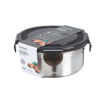 Locknlock roostevabast terasest hoiupurk kaanega, &uuml;mmargune, 460 ml, l&auml;bim&otilde;&otilde;t 130 x 55 mm, Bpa-vaba, n&otilde;udepesumasinas pestav, s&uuml;gavk&uuml;lmakindel kuni -20 &deg;c, roostevabast terasest hoiukarp kaanega