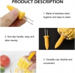 Maisit&otilde;lviku vardad, maisit&otilde;lviku hoidja, grillitarvikud, maisit&otilde;lviku hoidja, 20 tk maisit&otilde;lviku n&otilde;elad, roostevabast terasest maisit&otilde;lviku vardad, maisihoidja, maisipulgad, grillimiseks