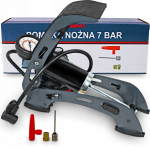 V&otilde;imas auto jalgratta jalgpump manomeetri ja 3 otsikuga