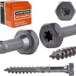 Puidukruvid 10x80 mm 50 tk kuuskantpeaga Torx Simpson Ssh