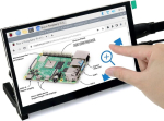 Monitor Freenove 7-tolline hdmi puutetundlik monitor raspberry pi 5 4 jetson nano pc jaoks (ilma korpuseta), 1024 x 600 piksline ips-ekraan, 5-punktiline mahtuvuslik puuteekraan