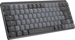 Logitech Mx Mechanical Wireless Mini klaviatuur valgustusega, vaiksete taktiilsete klahvidega, taustvalgustusega, Bluetooth, Usb-c, Macos, Windows, Linux, Ios, Android, Metal, saksa Qwertz - hall