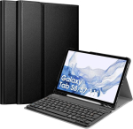 Fintie Klaviatuurikate Samsung Galaxy Tab S7 11-tollisele 2020 tahvelarvutile (sm-t870 / T875) - [azerty prantsuse] Juhtmevaba Bluetooth-klaviatuur mitme nurga all, must