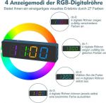 Dongker isetehtav digitaalkella jootmiskomplekt 4-kohalise rgb v&auml;rvilise led elektroonilise jootmise harjutuste komplektiga koos plaadiga isetehtav valgusjuhtimisega &auml;ratuskell 12h/24h, ℃/℉ algajatele ja elektroonika austajatele