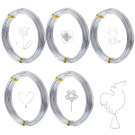 K&auml;sit&ouml;&ouml;traat, alumiiniumtraat, 0,8 mm x 50 m, traat k&auml;sit&ouml;&ouml; jaoks, ehtetraat, alumiiniumtraat, sidumistraat, modelleerimistraat, roostekindel ehete valmistamiseks, k&auml;sit&ouml;&ouml;