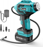 Seesii akutoitega &otilde;hupump, juhtmeta akukompressor, max 150 Psi &otilde;hukompressor, k&auml;sikompressor, kaasaskantav elektriline &otilde;hupump, autole, mootorrattale, jalgrattale, pallidele