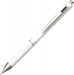 Quadra 4 funktsiooniga kummist metallist korpusega pastapliiats, valge