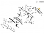 Mercedes Benz SLK R172 Tagumine AMG P&otilde;rkeraud Difuusor Viimistlus Originaal A1728851525