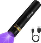 Alonefire Sv10 5w Uv taskulamp 365nm kaasaskantav Usb laetav musta valguse taskulamp lemmikloomade uriinidetektor vaikudele, kalastamiseks, geopeituse jaoks, merevaigu otsimiseks koos laadimisjaamaga, sisseehitatud aku