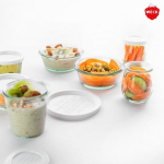 Weck Keep Fresh Weck 80 mm kaaned, 5 tk | s&auml;ilitamiseks, mahlade jaoks, kuivainete &otilde;hukindlaks s&auml;ilitamiseks | weck purkidele