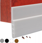 100 cm silikoonkummist uksetihend, isekleepuv uksetihend akna v&otilde;i ukse vahele (valge)