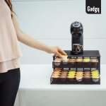 Gadgy Dolce Gusto kapslihoidja, kohvikapslite hoiukarp 72 kohvikapslile, 2 sahtliga, libisemiskindlad jalad, vastupidav, p&otilde;rutuskindel ja roostevaba metall, Dolce Gusto tarvikud