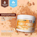 Allnutrition Maap&auml;hklipulber - suhkruvaba maap&auml;hkliv&otilde;i - 50% proteiinisisaldusega vegan maap&auml;hkliv&otilde;i - madala kalorsusega toidud - soolamata maap&auml;hklid ilma palmi&otilde;lita - keto magustoidud - 200 g natural