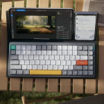 Nuphy Air75 V2 juhtmevaba mehaaniline klaviatuur, 84 klahviga rgb hot-swap klaviatuur, toetab bluetooth 5.1, 2.4g ja juhtmega c-t&uuml;&uuml;pi &uuml;hendust pc/laptop/windows/mac jaoks - hall gateron aloe switch