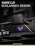 Videokaart Ezdiy-fab shield series 8-pin pcie gpu toiteadapter, 180 kraadi u-p&ouml;&ouml;rdega nurga&uuml;hendus, alumiiniumist disain graafikakaardi reverse type jaoks, must, 2 tk