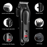 Professionaalne juuksel&otilde;ikusmasin meeste habemetrimmer pikkade juuste trimmer usb laetav led-ekraan