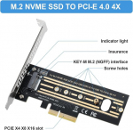 M.2 Nvme to Pcie 4.0 x4 adapter