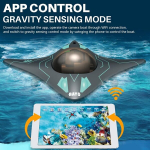 Obest puldiga juhitav paat, veem&auml;nguasi k&otilde;rglahutusega kaamera, led-tulede, rakenduse juhtimise, reguleeritava kaamera nurga ja kiire vee kosmoselaevaga