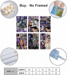 6 Olivia Rodrigo muusika laulja kollaaži seinakunsti l&otilde;uendiplakatite komplekt toadekooriks, esteetiline tr&uuml;kis, 20x30 cm, stiil 3