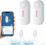 Daytech Tuya Wifi nutikas veeandur, lekkeandur, settekaevu pumba alarmi tasemeandur 2 &uuml;hes andur (2 tk)