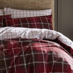 Catherine Lansfield Tartan Red