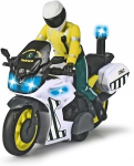 Dickie Toys - Yamaha Civil Guard mootorratas eemaldatava &uuml;henduse, h&otilde;&otilde;rdumise, valguse ja heliga, sobib poistele ja t&uuml;drukutele alates 3. eluaastast - 17 cm