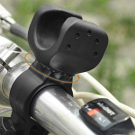 Lioobo 2 x reguleeritav 360 kraadi p&ouml;&ouml;rlev jalgratta taskulambi klamber taskulambile (must)