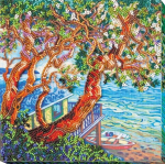 Abris Art Amb-041 p&auml;rltikandi komplekt, puuvill, mitmev&auml;rviline, 20 x 21 cm