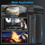 Vanbar elektriline tolmupuhur suru&otilde;hu sprei, 180000 p/min suru&otilde;hu tolmueemaldaja 3 kiirusega reguleeritav mini puhur, suru&otilde;huga klaviatuuri puhastus arvutile, elektroonikale, diivanile, autole