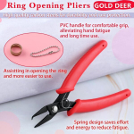 Gold Deer r&otilde;ngaste avamise tangid h&uuml;ppr&otilde;ngaste avaja r&otilde;ngaste avamise tangid r&otilde;ngaste avamise tangid r&otilde;ngaste eraldamise tangid ehtevalmistamise t&ouml;&ouml;riistad pintsetid avamist&ouml;&ouml;riistad ehete helmeste parandamise valmistamise tarvikute jaoks