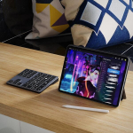 Doohoeek bluetooth taustavalgustusega klaviatuur ipad procreate'ile, laetav klaviatuur procreate'ile ja joonistamise otseteed ipadile ja graafikalaudadele - hall