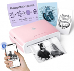 Phomemo M04s 110 mm mini mobiilne termoprinter - taskuprinter termoprinter Bluetooth printer, 53/80/110 mm prindilaius, 300 Dpi, &uuml;hildub Ios & Androidiga, dokumentide, m&auml;rkmete jaoks